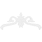 Ekena Millwork Pitch Florence Architectural Grade PVC Gable Pediment, 48"W x 22"H x 1"P (11/12) GPP048X022X100FLO - alternate 5